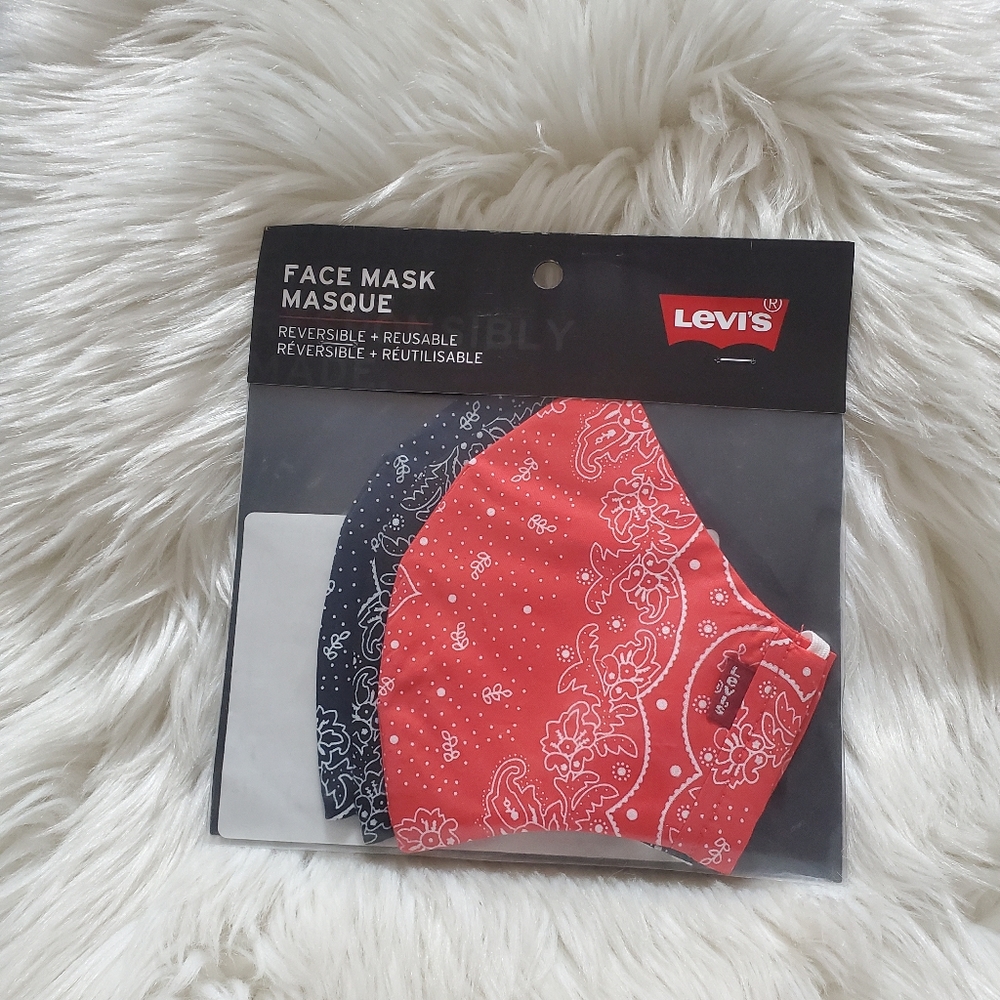 🦋5/$25 Levi's face mask - Picture 2 of 5